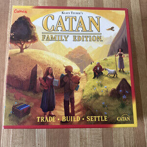Settlers Of Catan Family Edition Board Game 2018 Klaus Teuber: Complete, EUC